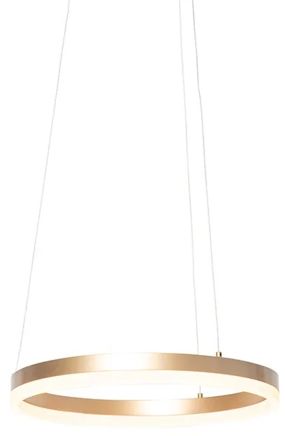 Lampada a sospensione di design oro 40 cm incl. LED dimmerabile a 3 livelli - Anello