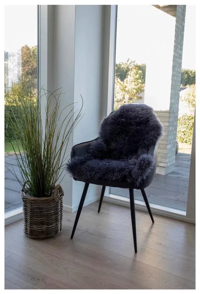 Pelliccia sintetica antracite 50x85 cm - House Nordic