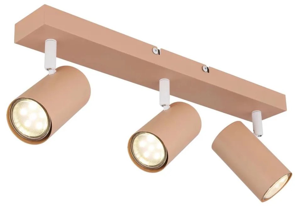 Globo 57911-3P - Faretto ROBBY 3xGU10/25W/230V arancione