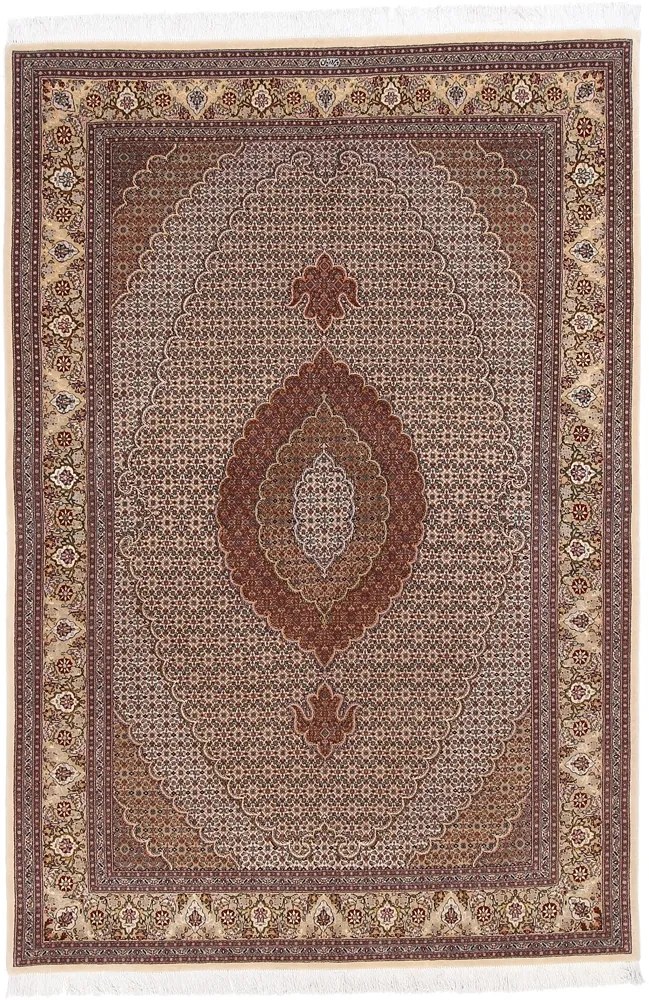 Tabriz Tappeto persiano 250x170 Beige (Iran) Annodato A Mano