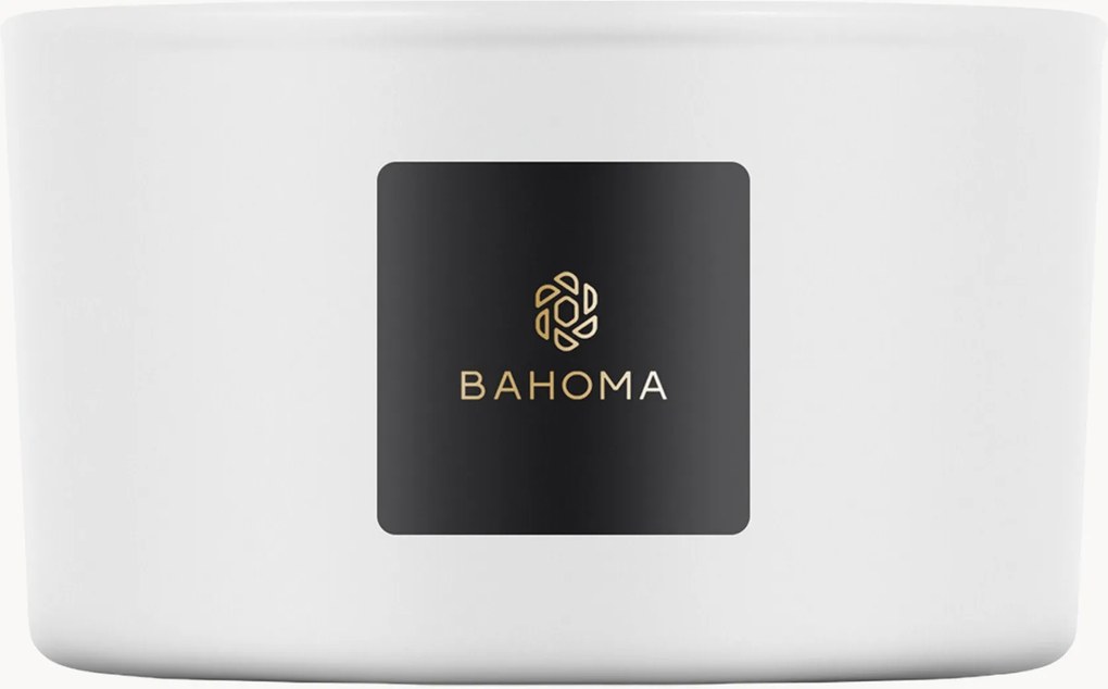 Candela profumata con tre stoppini fatta a mano Pearl (gelsomino)