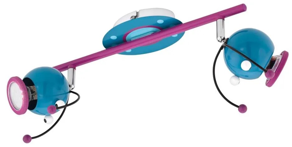 Eglo 95942 - Faretto per bambini LAIA 1 2xGU10-LED/3W/230V