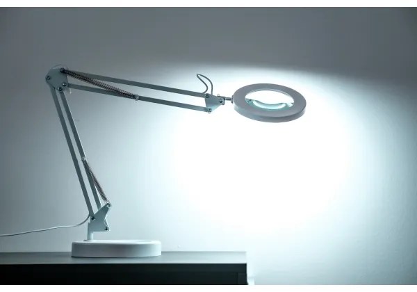 Brilagi - Lampada da tavolo LED dimmerabile con una lente d'ingrandimento LED/12W/5V 3000/4200/6000K bianco