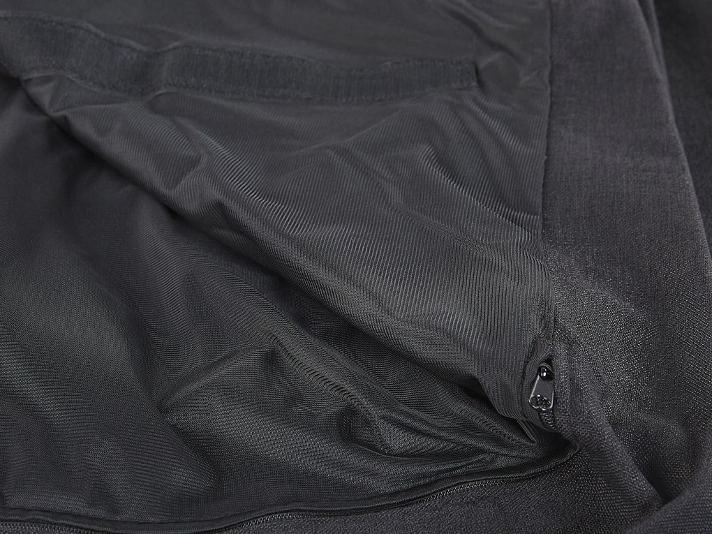 Fodera color nero per divano a 3 posti GILJA Beliani