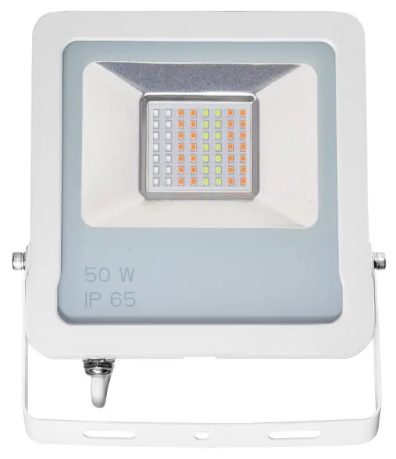 Faro proiettore LED RGB 50W IP65 con Telecomando - Bianco Colore RGB