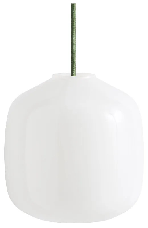 HAY - Buoy Glass 200 Lampada a Sospensione Opal/Garden Green Hay