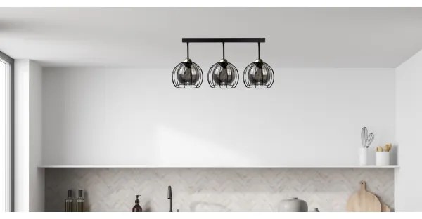 Applique SOLO BLACK 2xE27/60W/230V nero/oro