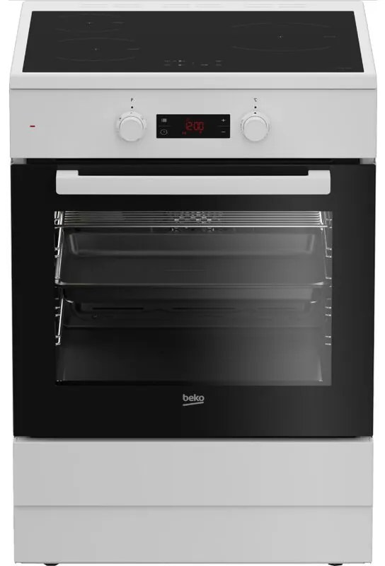 Beko - piano cottura a induzione 72 l 3 fuochi bianco - FSE68302MWC