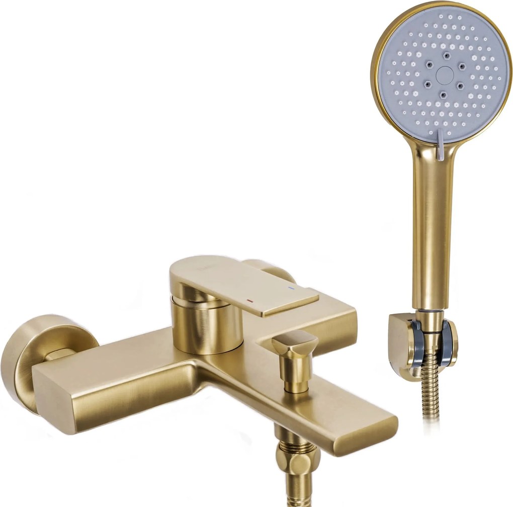 Rubinetto da vasca REA Verso Brush Gold