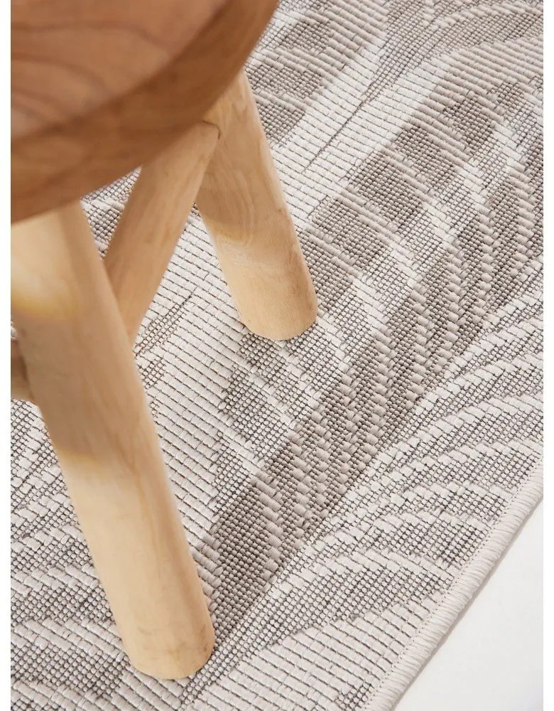 Passatoia da interno ed esterno grigia/avorio 80x250 cm Duet Liora – NORTHRUGS