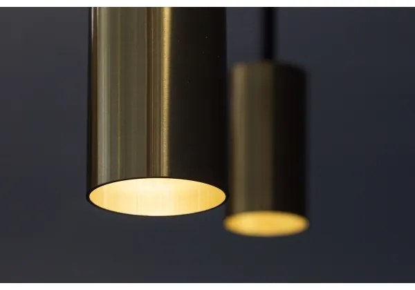 Klausen 111039 - Lampadario a sospensione con filo ARCADE 1xGU10/5W/230V nero/oro