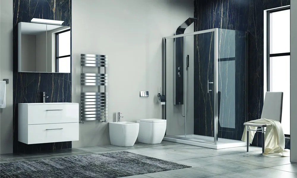 Cabina Doccia 120x80 vetro 6mm anticalcare KF5000S - KAMALU