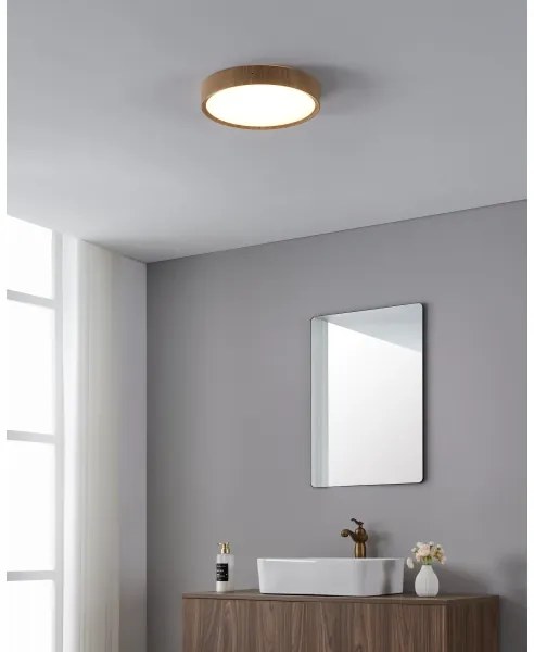 Eglo 901126-Plafoniera LED da bagno MUSURITA LED/14,6W/230V IP44 beige