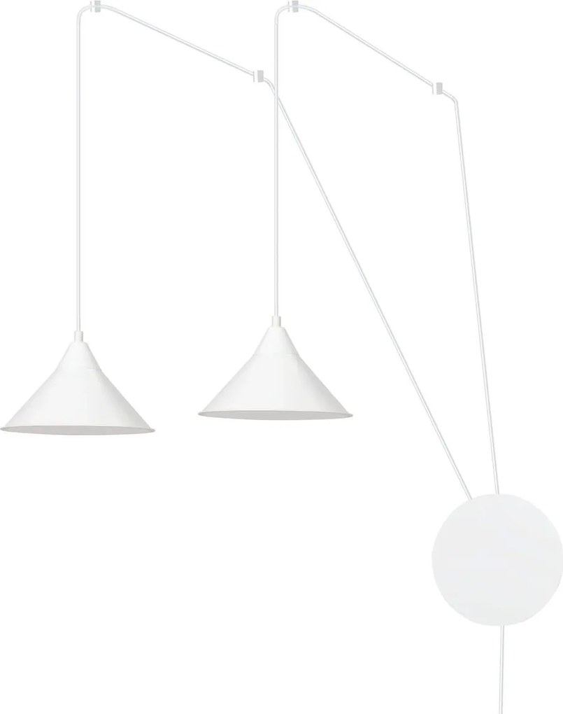 Piantana a Sospensione ABRAMO 2 WHITE o Black