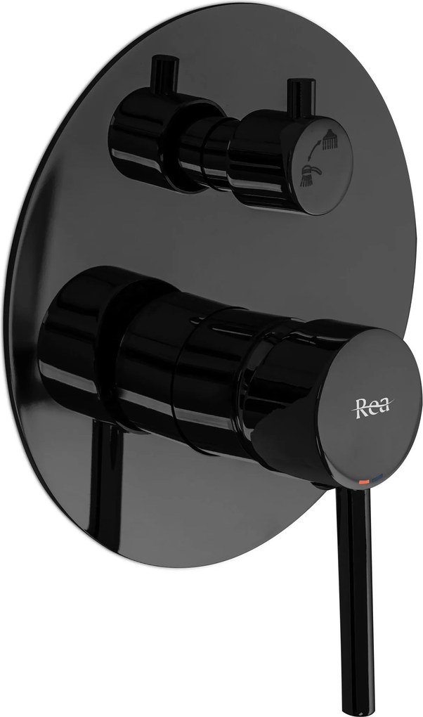 Set Doccia da incasso REA Lungo Black Metallic + BOX