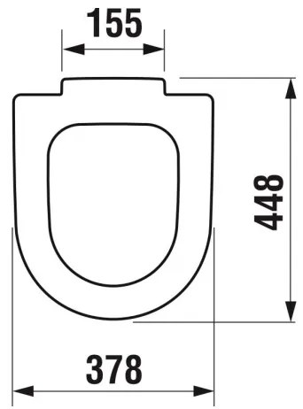 JIKA H8932823000631 - Sedile per WC DEEP duroplast/bianco