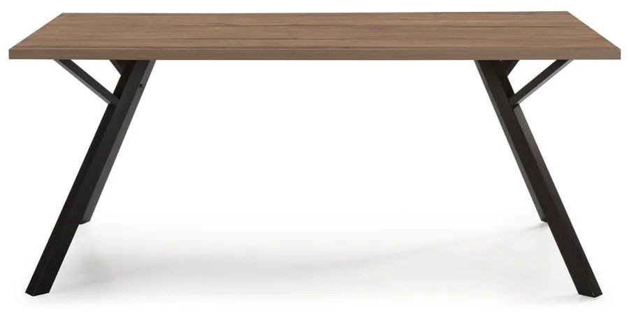 Tavolo da pranzo con piano in legno di noce 90x160 cm Paola - Marckeric