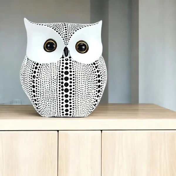 Decorazione da tavolo, 15 cm, bianco/nero