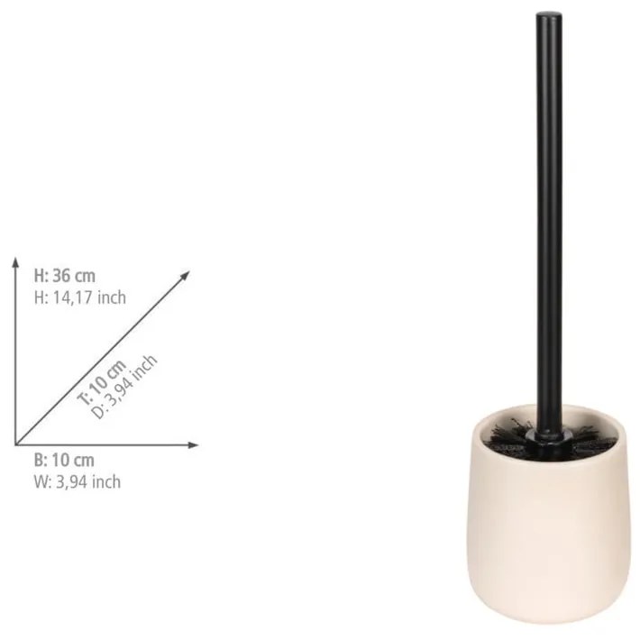 Scopino in ceramica crema Margo - Allstar