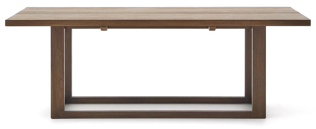 Kave Home - Tavolo Sashi in legno massiccio di teak 220 x 100 cm