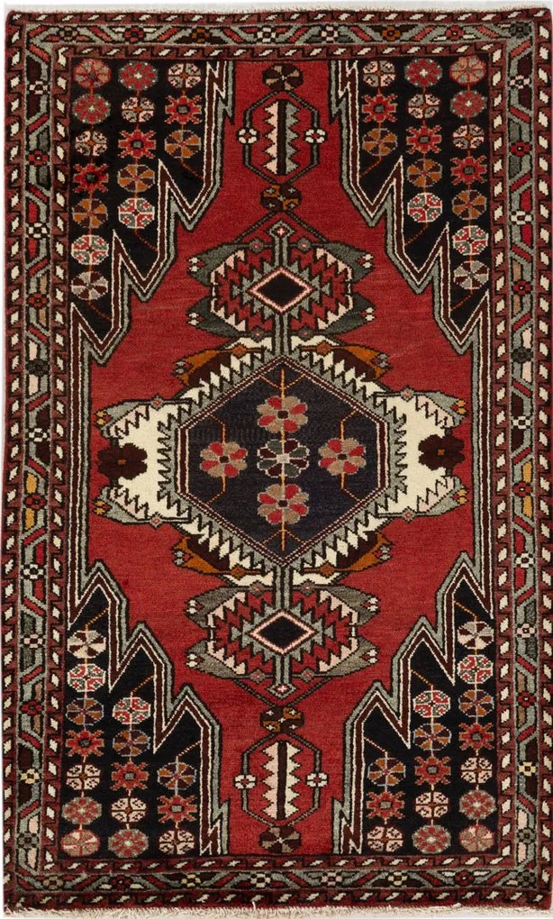 Hamedan Tappeto 130x80 (Iran) Annodato A Mano
