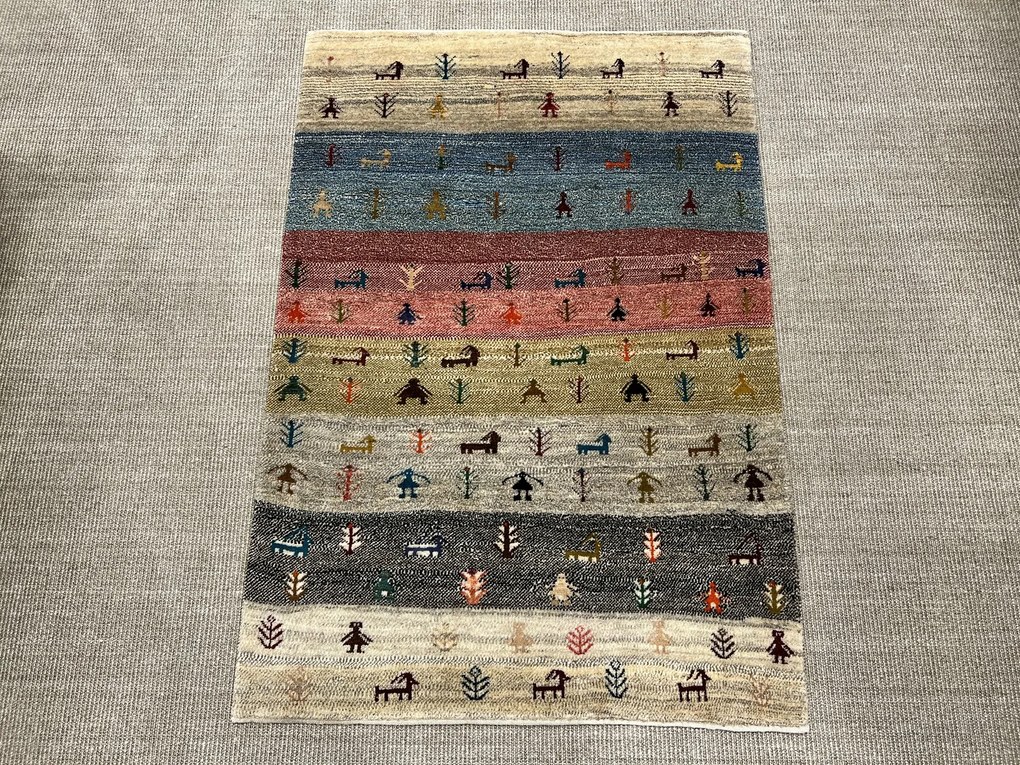 Gabbeh Tappeto persiano 100 x 140 (Iran) Annodato A Mano
