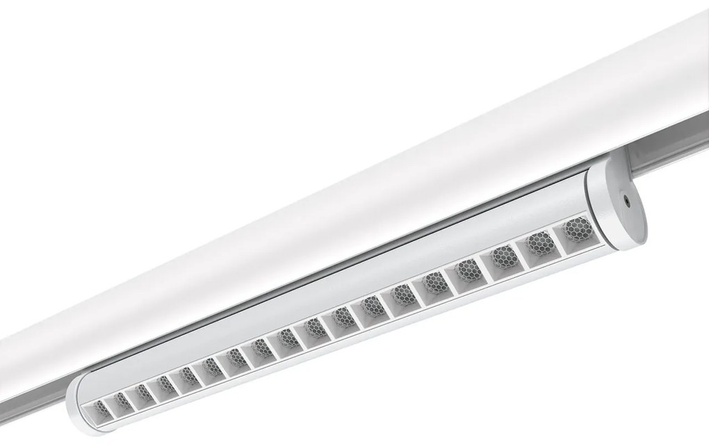 Faro LED Lineare 18W Magnetico 36cm CRI92 UGR16 Bianco 48V Colore Bianco Naturale 4.000K