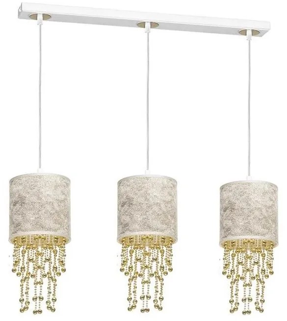 Lampadario a sospensione con filo ALMERIA 3xE27/60W/230V