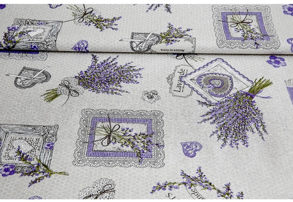 Runner Bouquet di lavanda 50x150 cm Made in Italy