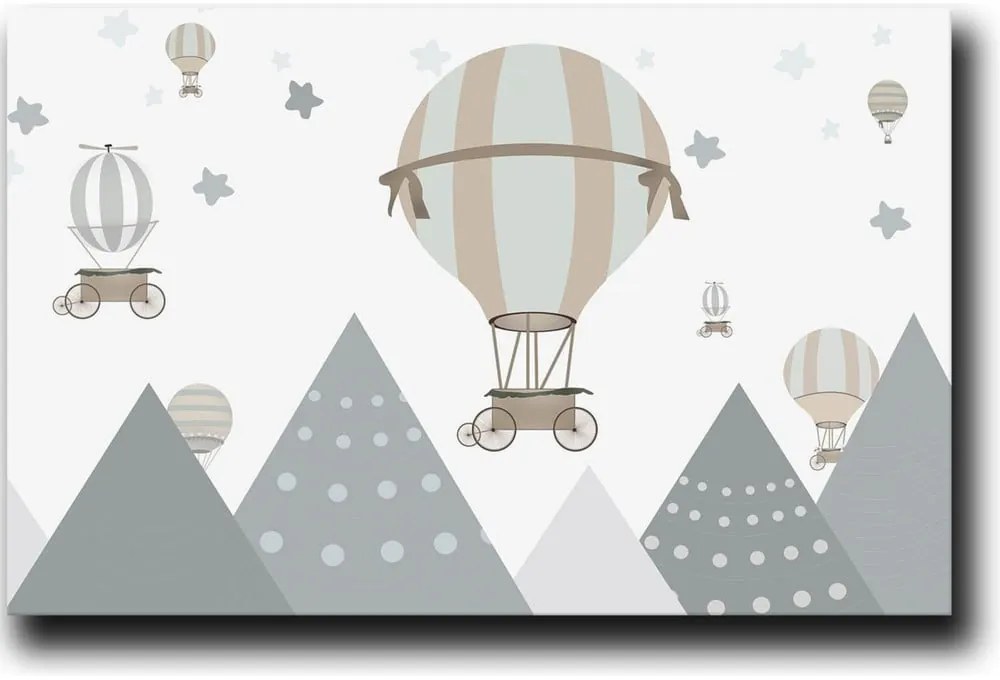 Quadro per bambini 45x70 cm Balloon - Wallity