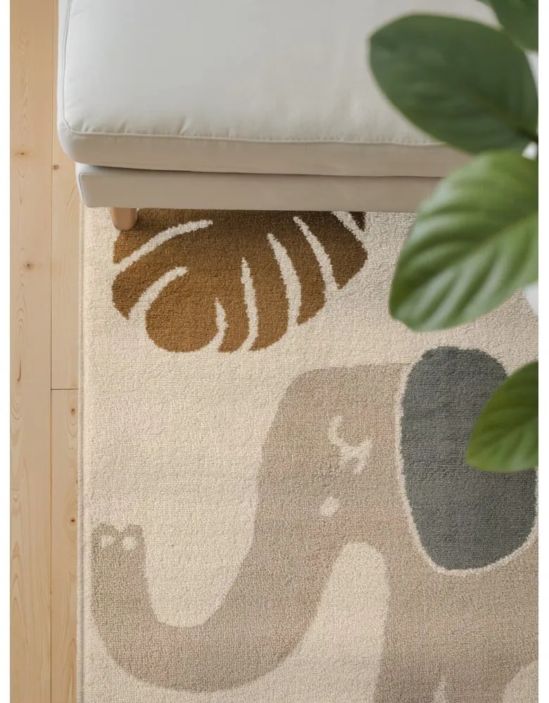 Tappeto per bambini color crema 120x170 cm Animal Safari – Hanse Home