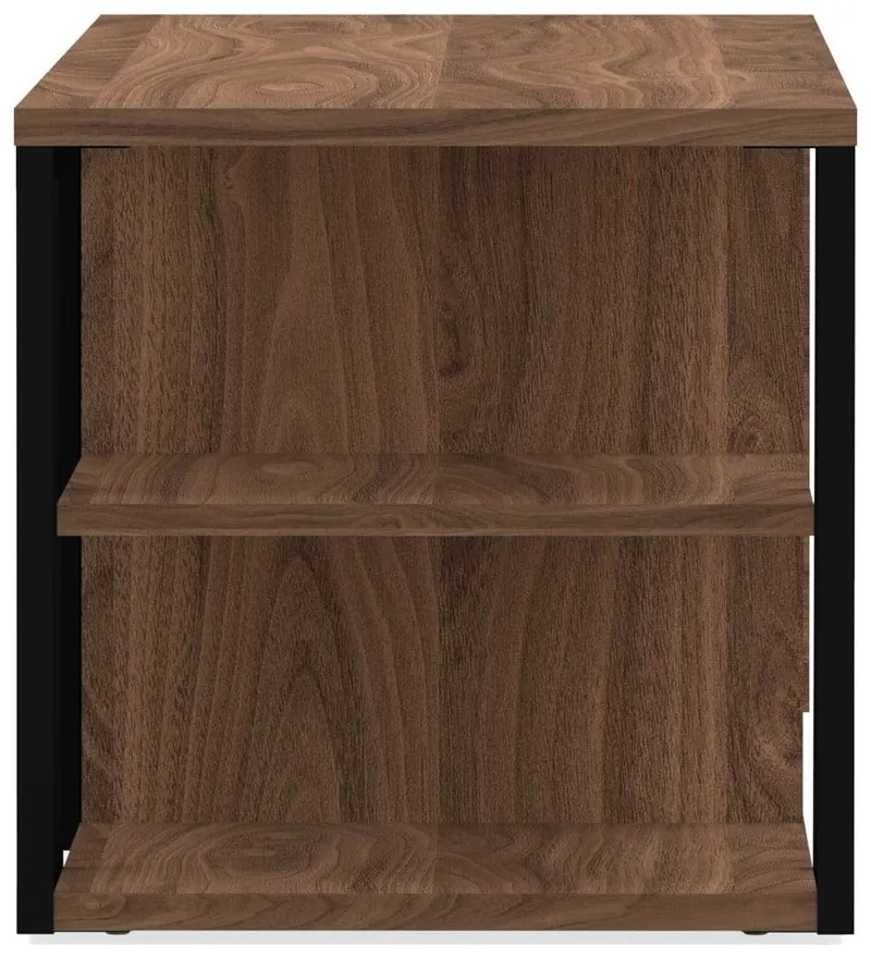 Tavolo TV nero in noce 190x45 cm Albi - TemaHome