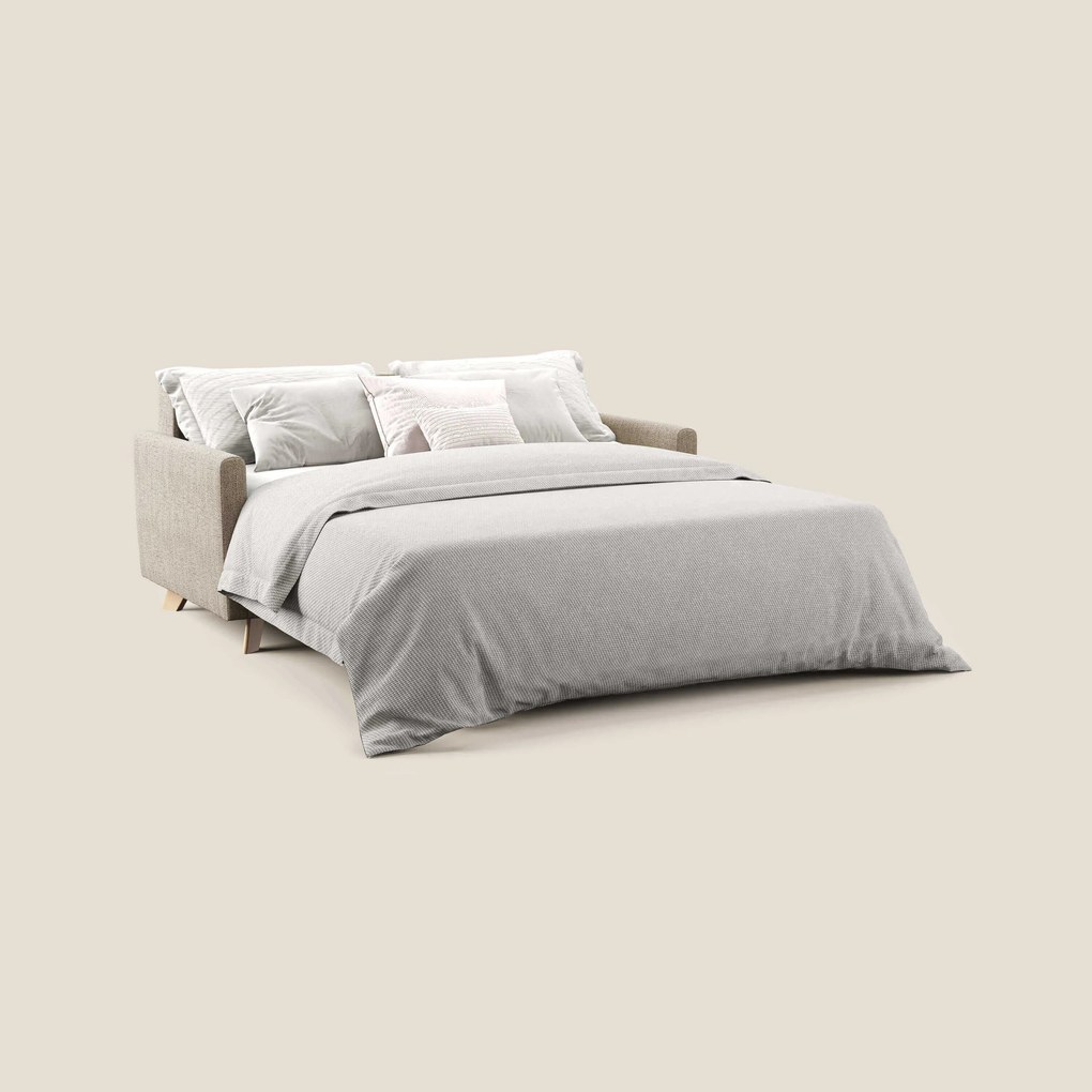 Edgar divano letto matrimoniale in tessuto felis impermeabile T03 beige