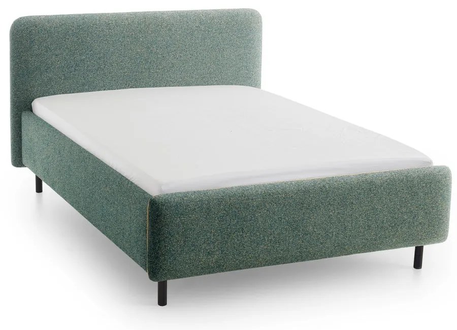 Letto matrimoniale imbottito verde scuro rete non inclusa 180x200 cm Primo – Meise Möbel