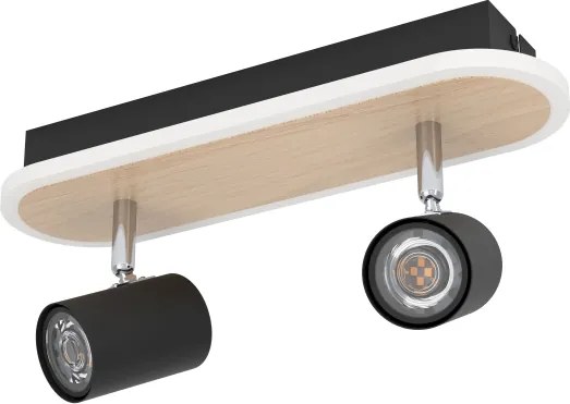 Eglo 901632 - Faretto LED RIMBOCCHI LED/12W/230V marrone/nero