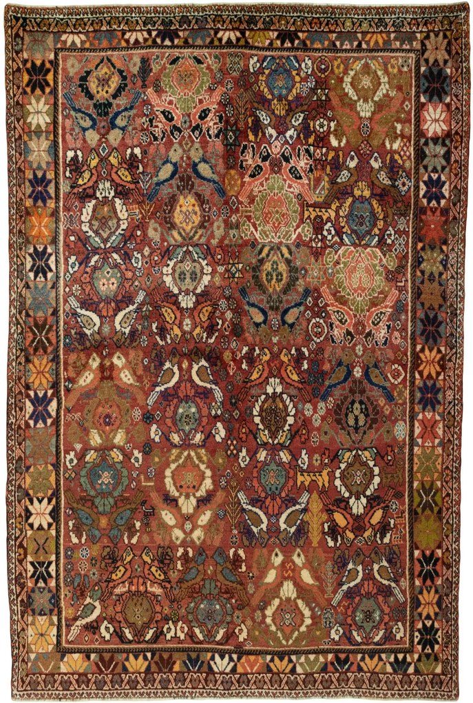 Gabbeh Tappeto persiano 240 x 160 Rosso (Iran) Annodato A Mano