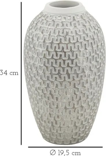 Vaso Resina Wave Cm Ø 19,5X34