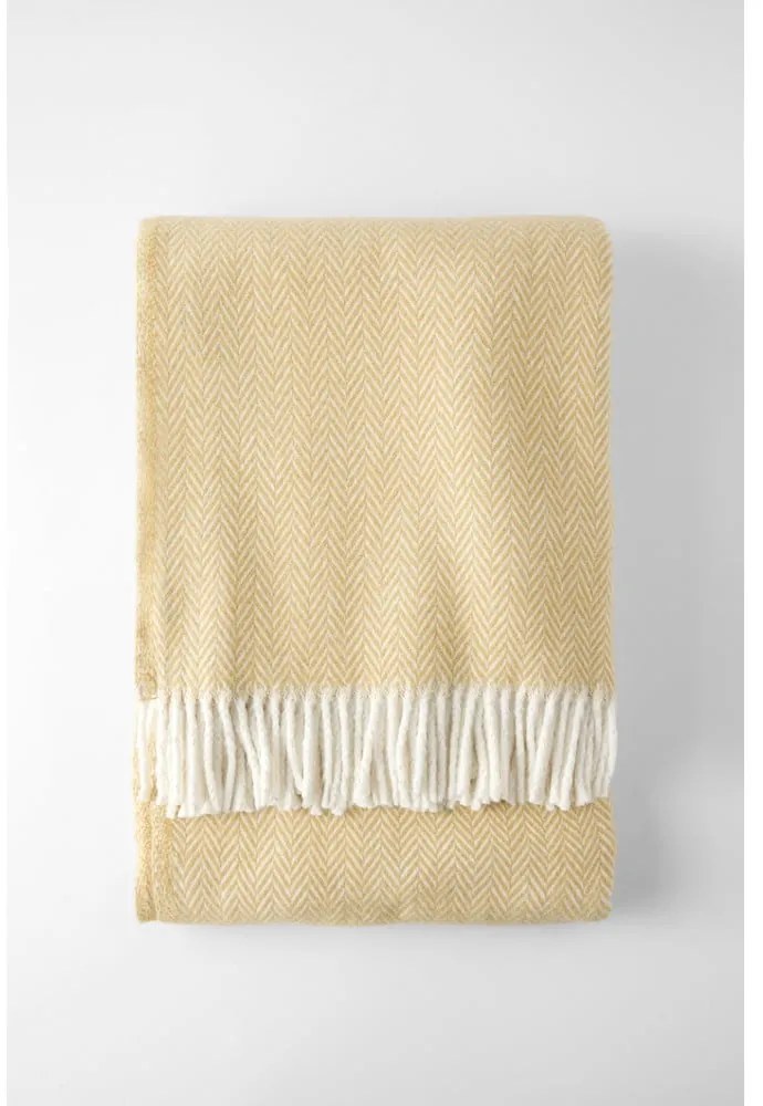 Plaid grigio-marrone con contenuto di cotone , 140 x 180 cm Skyline - Euromant