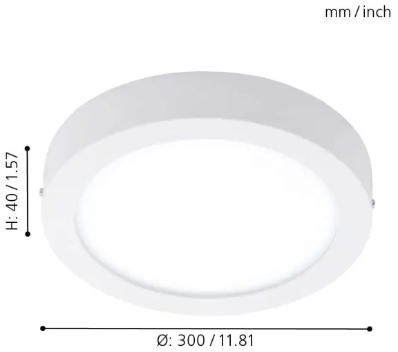 Eglo - Plafoniera LED RGBW dimmerabile FUEVA-C LED/21W/230V