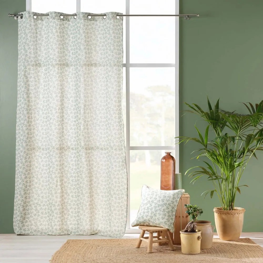 Tenda bianco-verde 140x240 cm Maddy - douceur d'intérieur