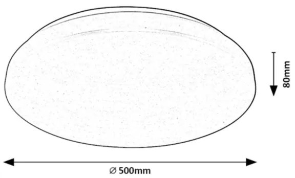 Rabalux 71036 - Plafoniera LED RGB dimmerabile CERRIGEN LED/48W/230V