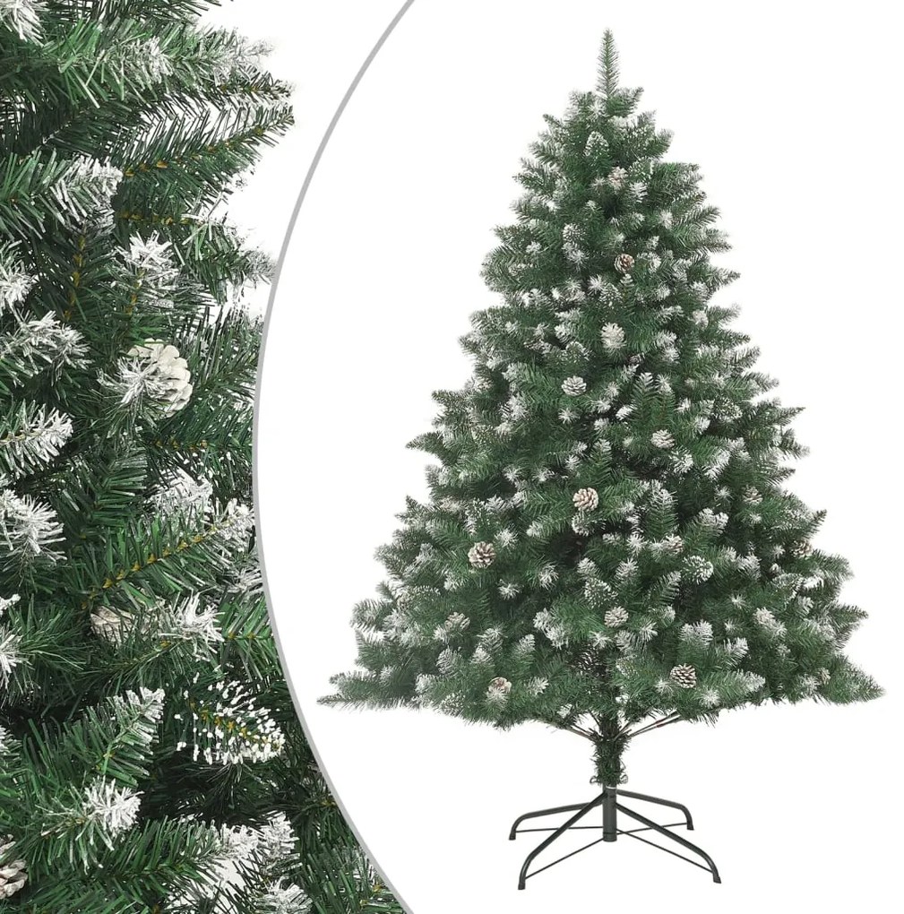 Albero di Natale Artificiale con Base in PVC, 180 cm