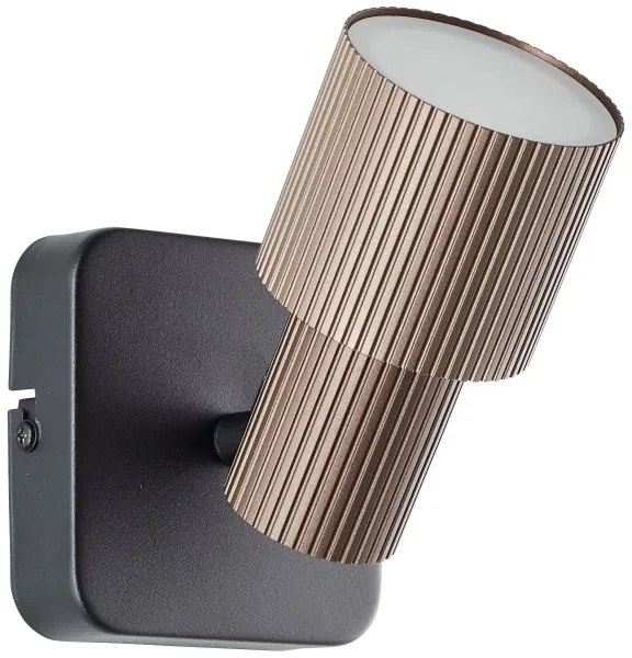 Brilliant - Luce Spot da parete a LED CADIZ 1xGU10/5W/230V bronzo