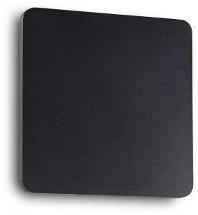 Lampada da parete cover ap d15 square nero