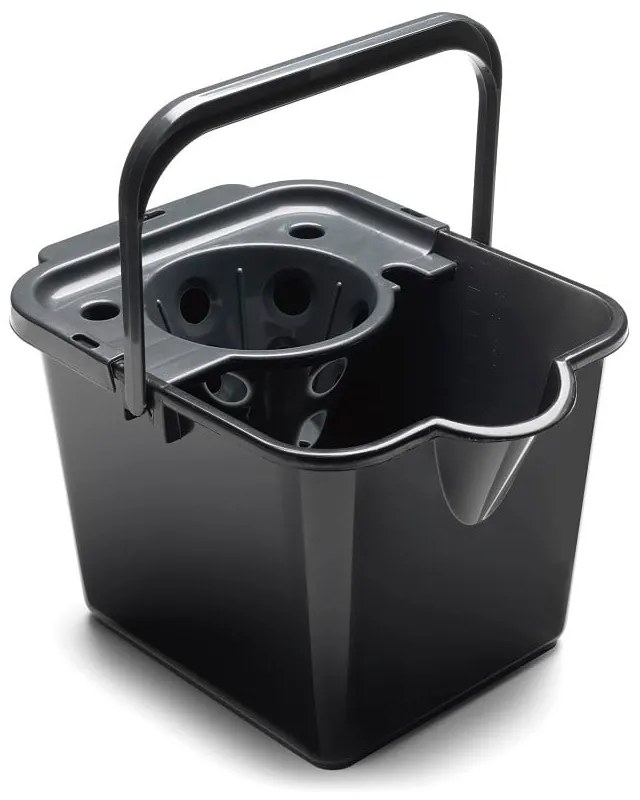 Secchio per mop in plastica nera 12 l - Addis