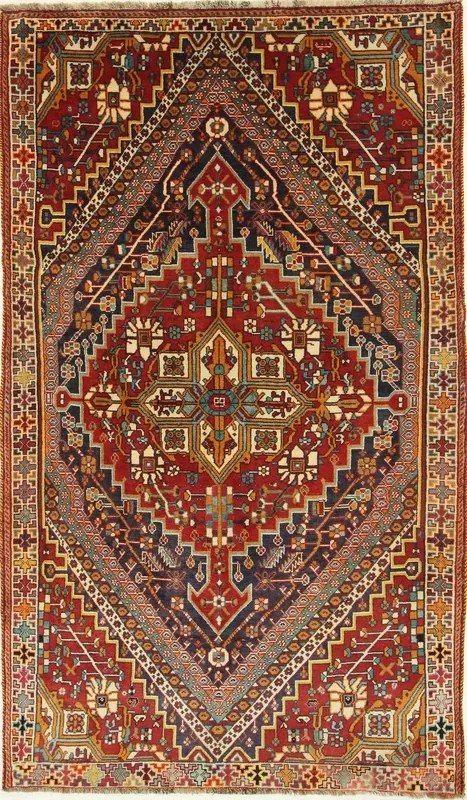 Gashghai Tappeto persiano 260x160 Rosso (Iran) Annodato A Mano
