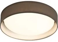 Plafoniera Gianna Tessuto Bianco Policarbonato Grigio Led 25,3W 3000K