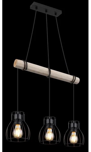 Globo 15326-3H - Lampadario a sospensione con filo MINA 3xE27/40W/230V