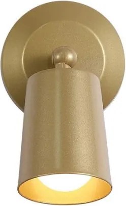 Searchlight 23340GO - Applique da parete LED ricaricabile e dimmerabile CONE LED/1,5W/5V, dorata