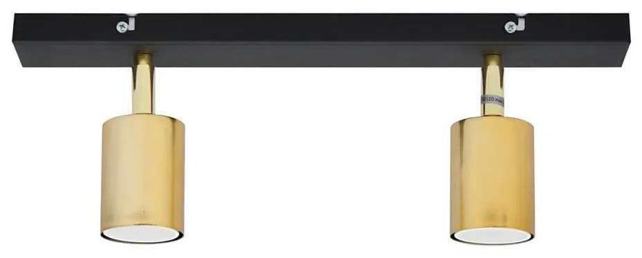 LED Faretto TUNE 2xGU10/4,8W/230V oro/nero